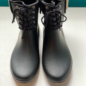 Black Rain Boots/ Wellies